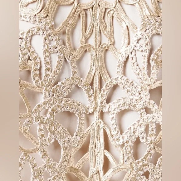 RANI ARABELLA Gold Lace Topper Jacket - Picture 7 of 15